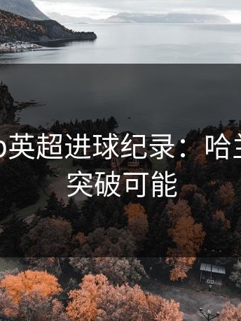 开云app英超进球纪录：哈兰德单季突破可能